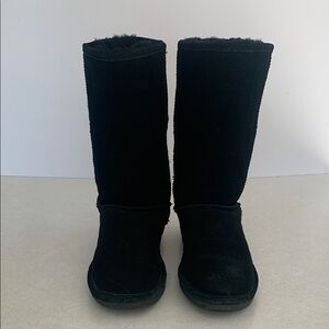 BearPaw Black Suede Boots